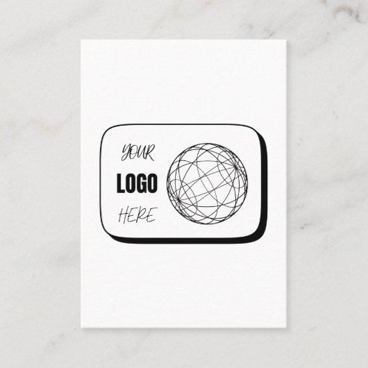 Carte D'appel Votre logo ici (Devant)