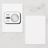 Carte D'appel Votre logo ici (Devant / Derrière)