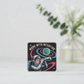 Carte D'appel Work With Intention (Debout devant)