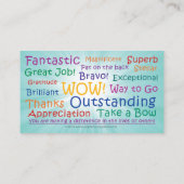 Carte D'appel You Are Awesome Cards - Appreciation Cards (Dos)