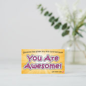 Carte D'appel You Are Awesome Cards - Appreciation Cards (Debout devant)