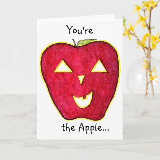 Carte d'AppleO'Lantern (Fleur jaune)