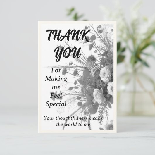 Carte d'appréciation (Debout devant)