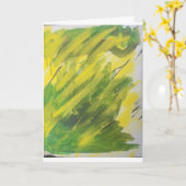 Carte d'appréciation (Fleur jaune)