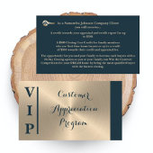 Carte d'appréciation client Gold Key VIP