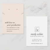 CARTE D'APPRÉCIATION DE LA COULEUR ROSE BLANCHE (Devant / Derrière)