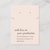 CARTE D'APPRÉCIATION DE LA COULEUR ROSE BLANCHE (Devant)