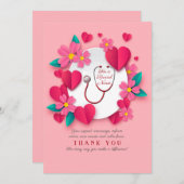 Carte d'appréciation des infirmières (Devant / Derrière)