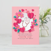 Carte d'appréciation des infirmières (Debout devant)