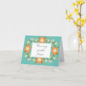 Carte d'appréciation du bénévole (Fleur jaune)