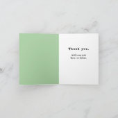 Carte d'appréciation du bénévole (Intérieur)