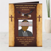 Carte d'appréciation du pasteur Idées, Anniversair (Devant)