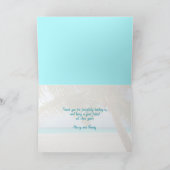 Carte d'appréciation du pasteur Merci Palm Tree (Intérieur)