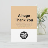 Carte d'appréciation personnalisée pour les employ (Debout devant)