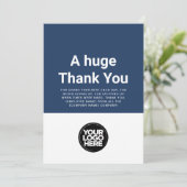 Carte d'appréciation personnalisée pour les employ (Debout devant)