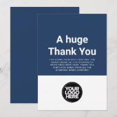 Carte d'appréciation personnalisée pour les employ (Devant / Derrière)