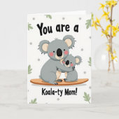 Carte d'appréciation pour les mamans Speckled Bear (Fleur jaune)