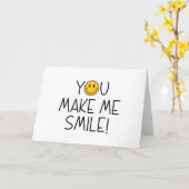 Carte d'appréciation pour me faire sourire (Fleur jaune)