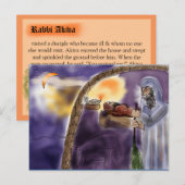 Carte d'apprentissage de la vie juive : Bikur Holi (Devant / Derrière)