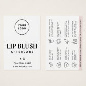 Carte d'après-garde Flush Lip Lip personnalisée (Devant & derrière)