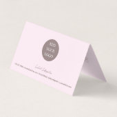 Carte d'après-garde Plier Botox Rose (Dos)