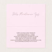 Carte d'après-garde Plier Botox Rose (Intérieur déplié)