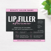 Carte d'après-garde Premium Black Lux Rose Lip (Bureau)