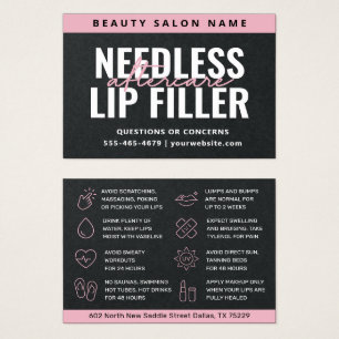Carte d'après-garde Premium Black Needles Lips
