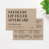 Carte d'après-garde Premium Kraft Needles Lips (Bureau)