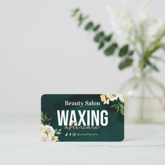 Carte d'après-garde Spring Green Waxing (Debout devant)