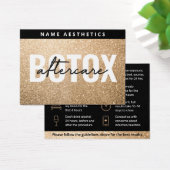 Carte d'après-soin de remplissage Gold Dermal Part (Bureau)