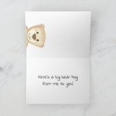 Carte d'aquarelle Big Bear Hug (Intérieur)