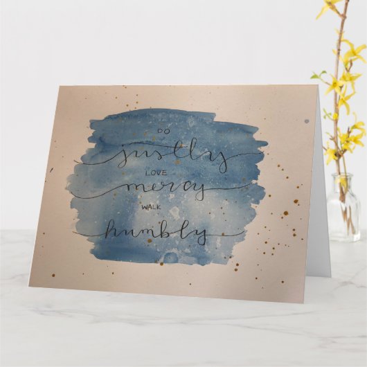 Carte d'aquarelle de 6:8 de Micah - masquez à (Fleur jaune)