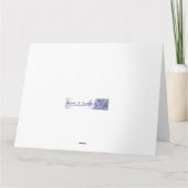 Carte d'aquarelle de 6:8 de Micah - masquez à (Dos)