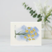 Carte d'aquarelle de coupe-fleurs (Debout devant)