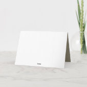 Carte d'aquarelle de Noël avec paysage hivernal (Dos)