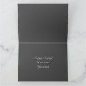 Carte d'aquarelle de peinture de ravin neigeux (Intérieur)