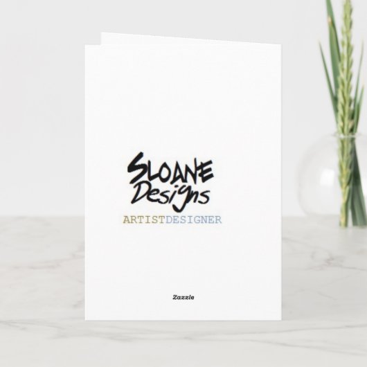 Carte d'aquarelle de scène de Noël (Dos)