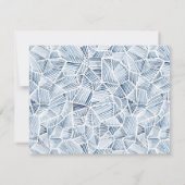 Carte d'Aquarelle pour Yacht & Seaguls (Dos)