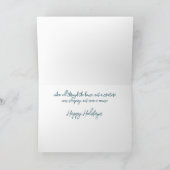 Carte d'aquarelle Souris de Noël (Intérieur)