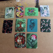 Carte d'aquarelle Yggdrasil Tree Norse Mythology