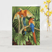 Carte d'aras (Fleur jaune)