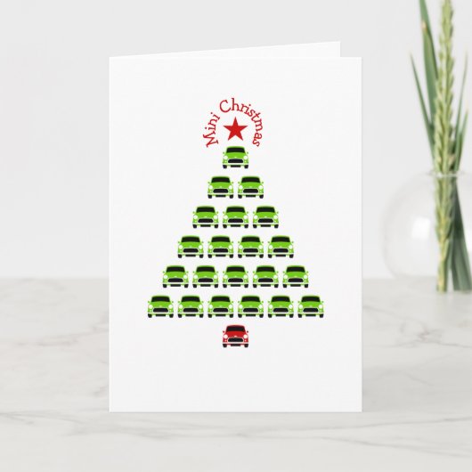 Carte d'arbre Classic Original Mini Xmas (Devant)