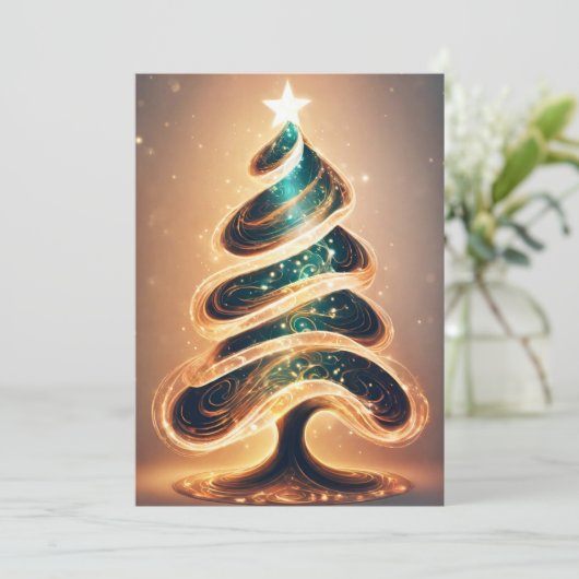 CARTE D'ARBRE DE NOËL (Debout devant)