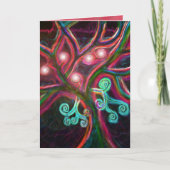 Carte d'arbre de Noël (Devant)