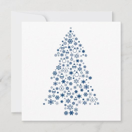 Carte d'arbre de Noël 5x5 (Devant)