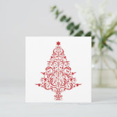 Carte d'arbre de Noël 5x5 (Debout devant)