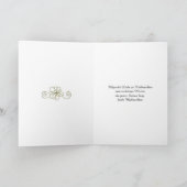 Carte d'arbre de Noël allemande (Intérieur)