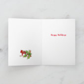 Carte d'arbre de Noël Dala Horse (Intérieur)