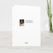 Carte d'arbre de Noël française (Dos)